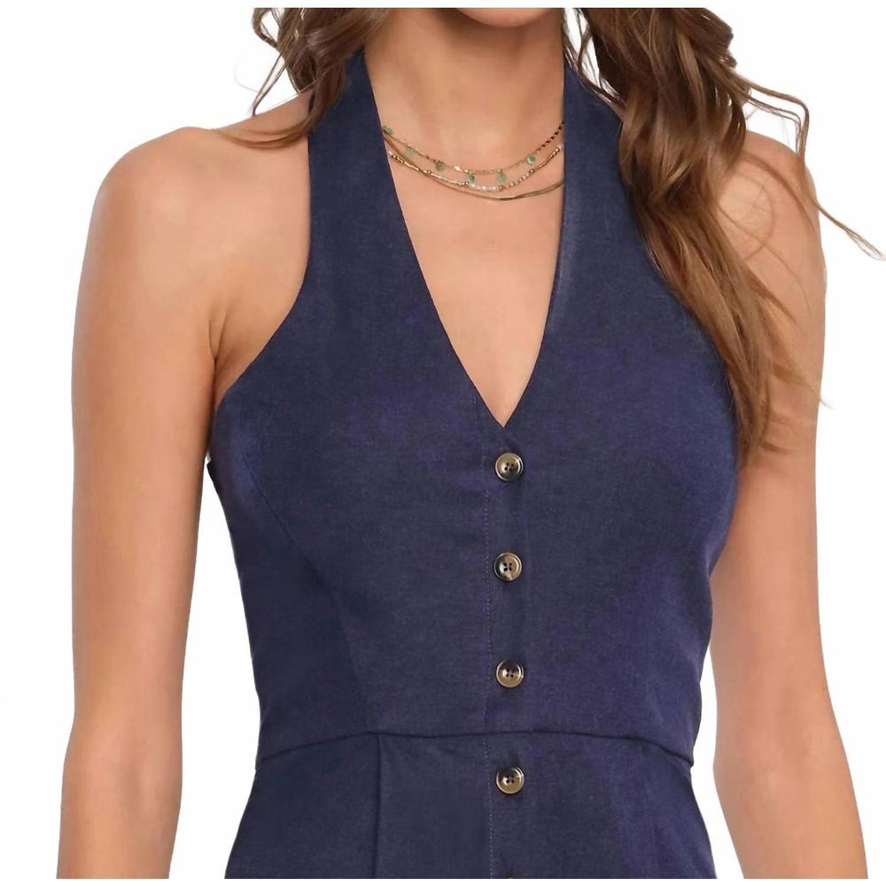 NEW HEARTLOOM kolina jumpsuit in indigo - Picture 4 of 4